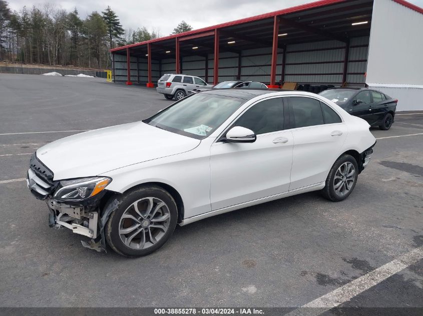 2017 Mercedes-Benz C 300 4Matic/Luxury 4Matic/Sport 4Matic VIN: 55SWF4KB2HU182097 Lot: 38855278