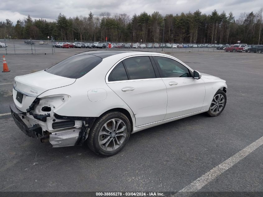 2017 Mercedes-Benz C 300 4Matic/Luxury 4Matic/Sport 4Matic VIN: 55SWF4KB2HU182097 Lot: 38855278