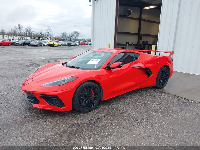 2023 CHEVROLET CORVETTE STINGRAY 6.2L V-8 DI, VVT, 49(VIN: 1G1YA2D43P5100480