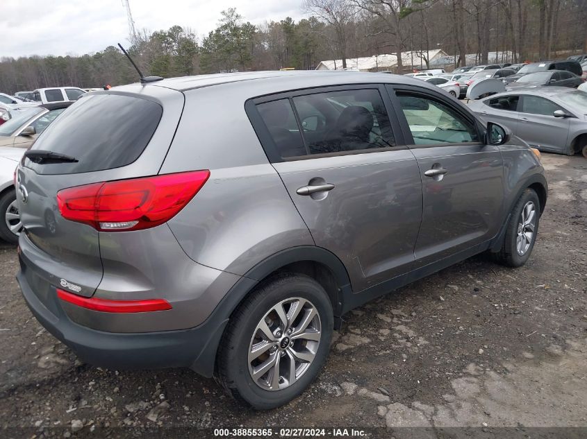 2016 Kia Sportage Lx VIN: KNDPB3AC7G7847683 Lot: 38855365