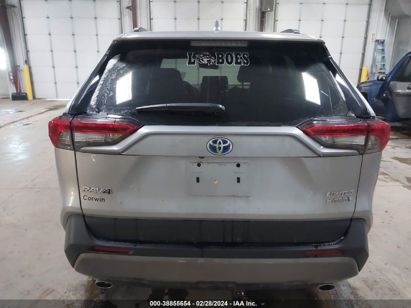 2020 Toyota Rav4 Limited Hybrid VIN: 2T3DWRFV1LW074793 Lot: 38855654