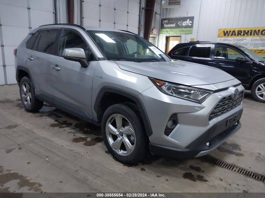 2020 Toyota Rav4 Limited Hybrid VIN: 2T3DWRFV1LW074793 Lot: 38855654