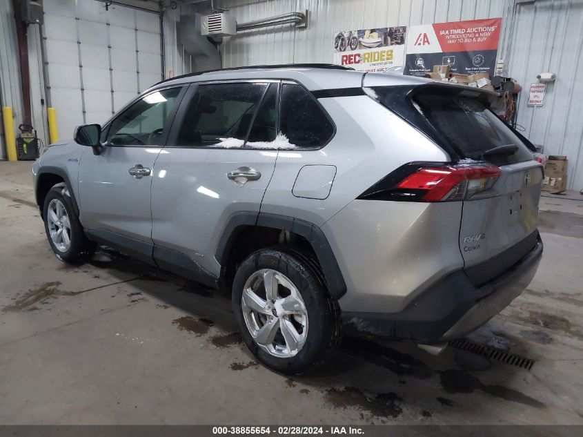 2020 Toyota Rav4 Limited Hybrid VIN: 2T3DWRFV1LW074793 Lot: 38855654