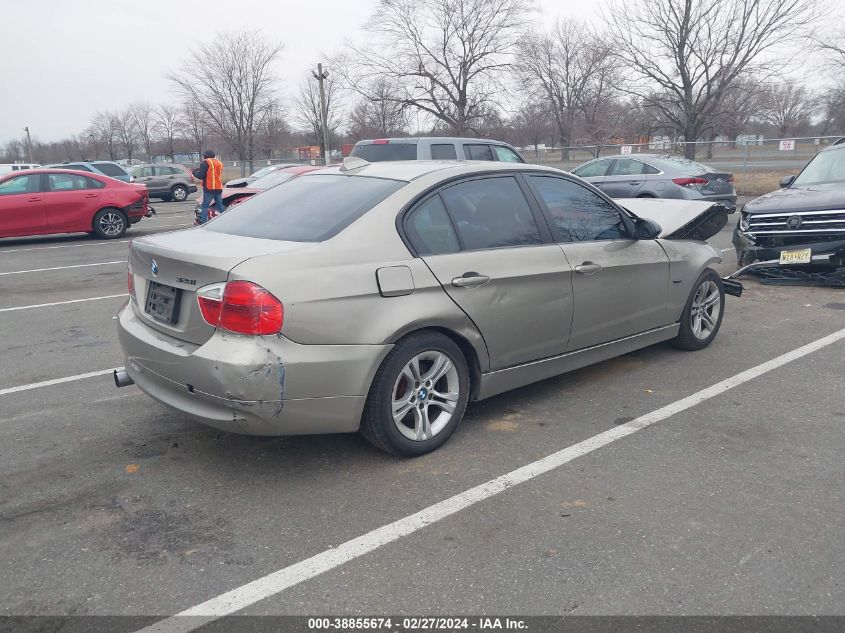 2008 BMW 328I VIN: WBAVA33528K055770 Lot: 38855674