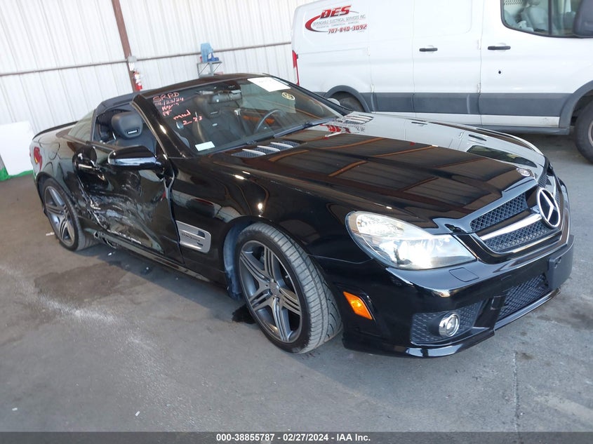 2009 Mercedes-Benz Sl 63 Amg VIN: WDBSK70F09F145662 Lot: 38855787