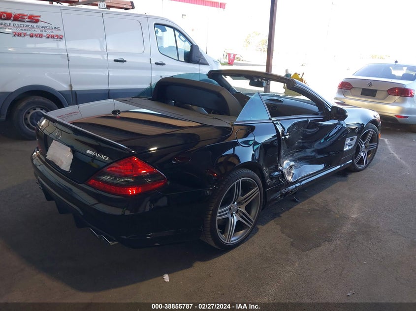 2009 Mercedes-Benz Sl 63 Amg VIN: WDBSK70F09F145662 Lot: 38855787