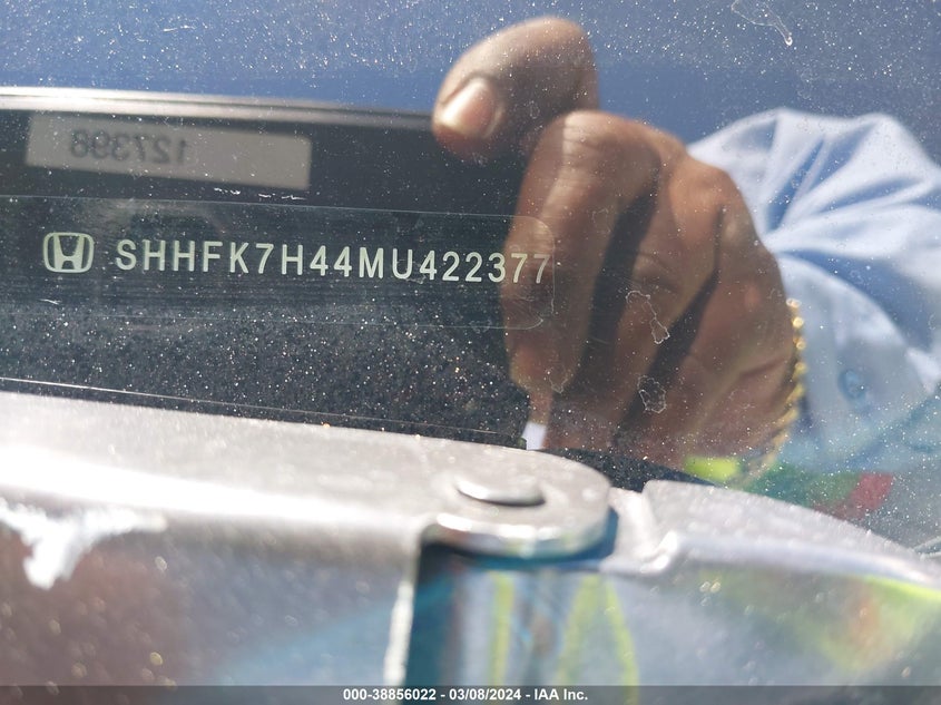 2021 HONDA CIVIC SPORT SHHFK7H44MU422377