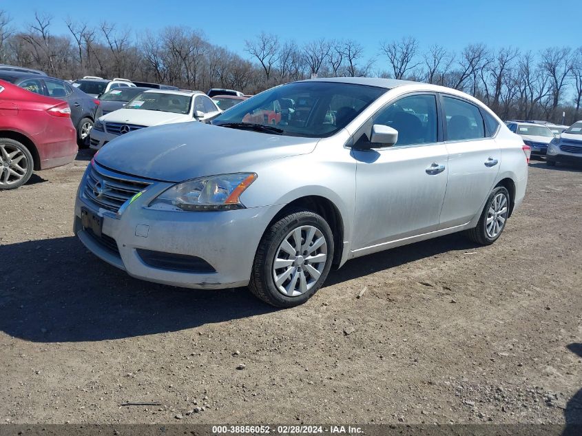 2014 Nissan Sentra Fe+ S/Fe+ Sv/S/Sl/Sr/Sv VIN: 3N1AB7AP3EL671811 Lot: 40869349