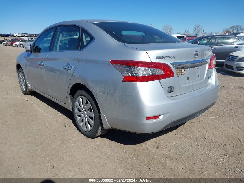 2014 Nissan Sentra Fe+ S/Fe+ Sv/S/Sl/Sr/Sv VIN: 3N1AB7AP3EL671811 Lot: 40869349