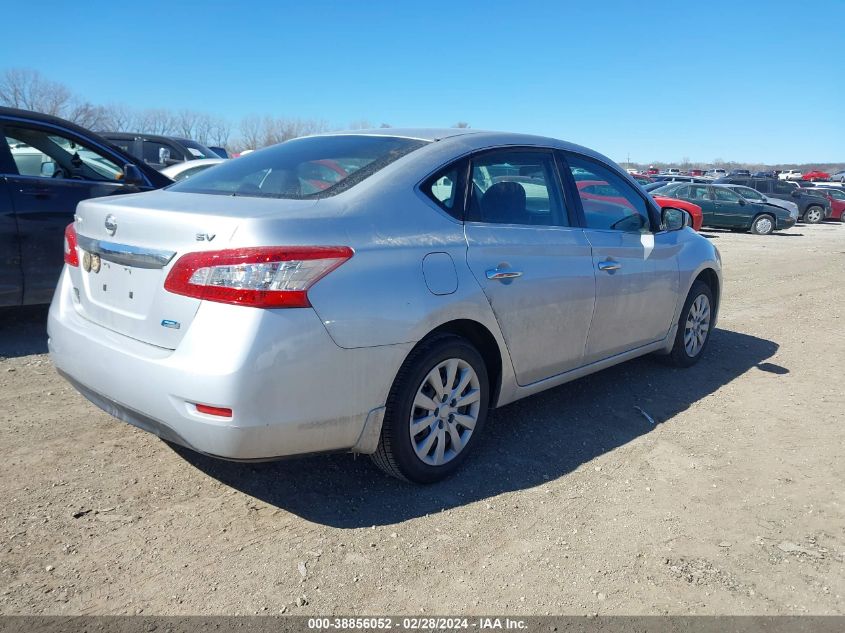 2014 Nissan Sentra Fe+ S/Fe+ Sv/S/Sl/Sr/Sv VIN: 3N1AB7AP3EL671811 Lot: 40869349