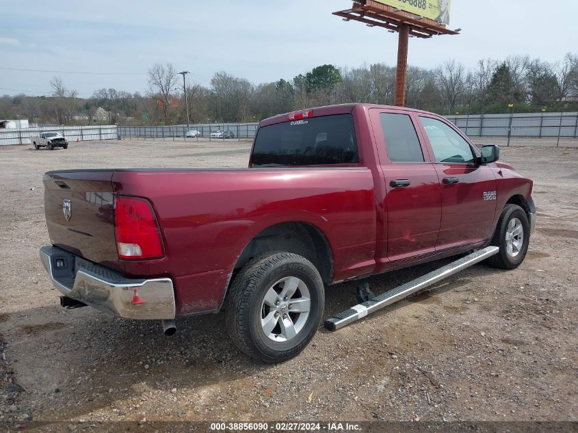 2018 Ram 1500 Tradesman Quad Cab 4X2 6'4 Box VIN: 1C6RR6FG7JS340196 Lot: 38856090