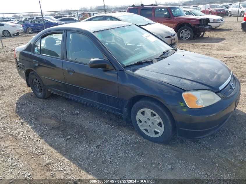 2003 Honda Civic Lx VIN: JHMES16503S003643 Lot: 38856145