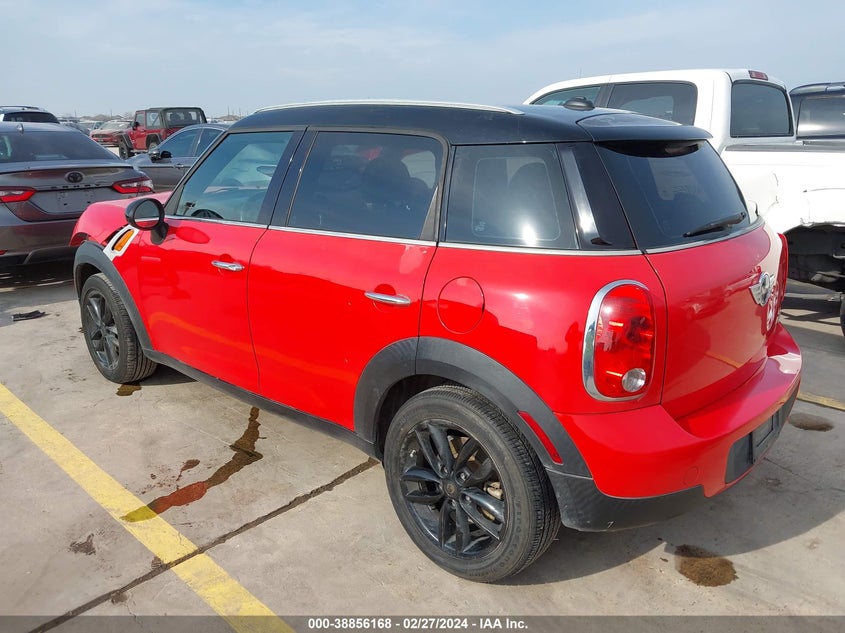 2012 Mini Cooper Countryman VIN: WMWZB3C57CWM04065 Lot: 38856168