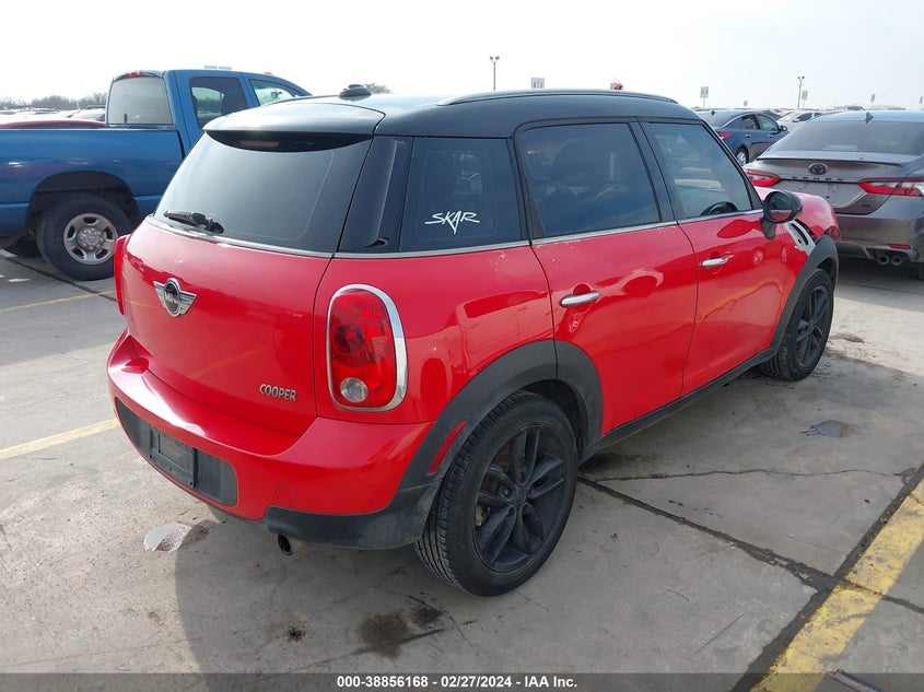 2012 Mini Cooper Countryman VIN: WMWZB3C57CWM04065 Lot: 38856168
