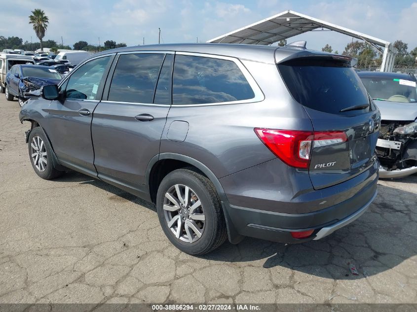 2019 Honda Pilot Ex VIN: 5FNYF5H34KB041149 Lot: 38856294