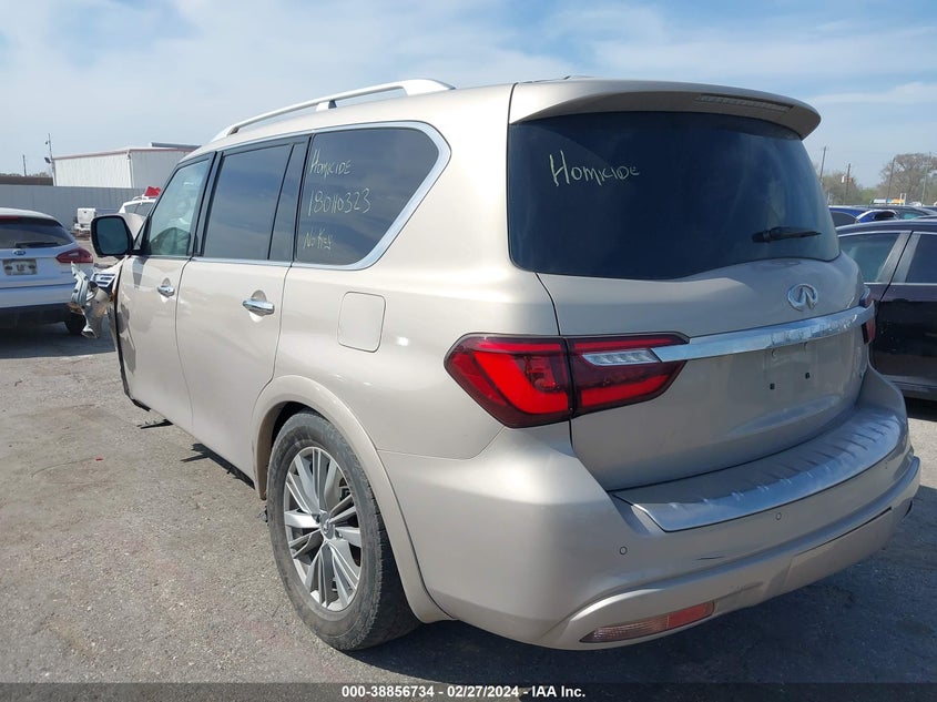 2019 Infiniti Qx80 Luxe VIN: JN8AZ2NE9K9228477 Lot: 38856734