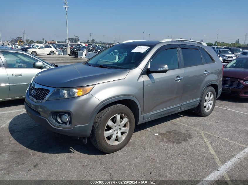 2013 Kia Sorento Lx VIN: 5XYKT4A61DG358010 Lot: 38856774