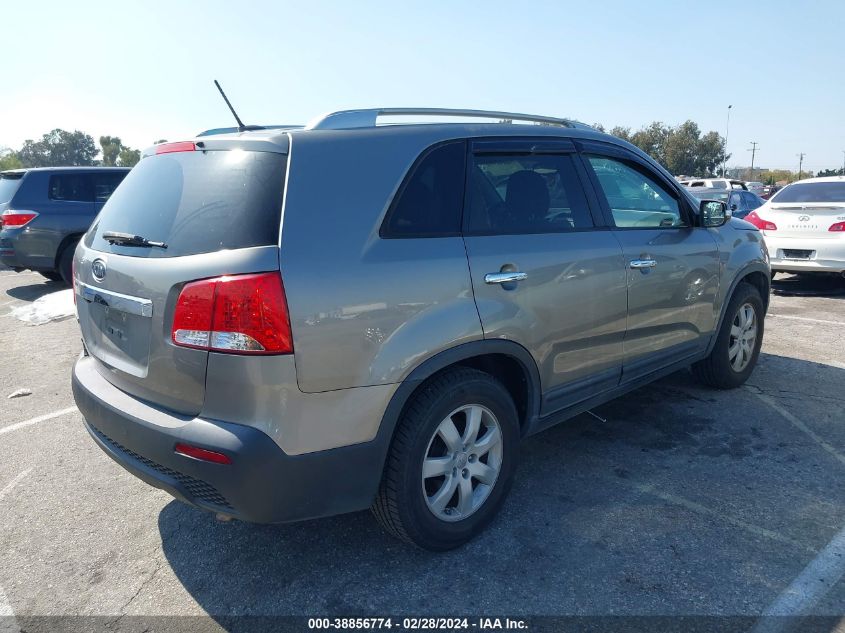 2013 Kia Sorento Lx VIN: 5XYKT4A61DG358010 Lot: 38856774