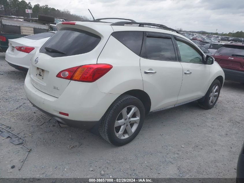 2009 Nissan Murano Sl VIN: JN8AZ18U89W018056 Lot: 38857008