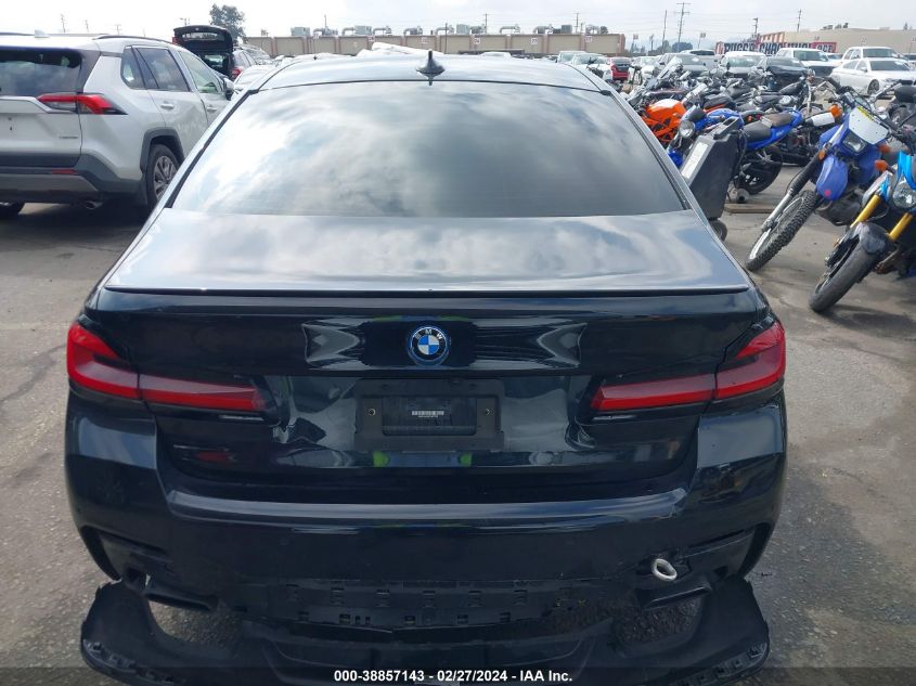 2023 BMW 530E VIN: WBA13AG0XPCM27599 Lot: 38857143