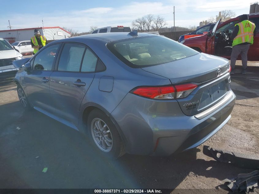 2020 Toyota Corolla Hybrid Le VIN: JTDEBRBE8LJ019004 Lot: 38857371