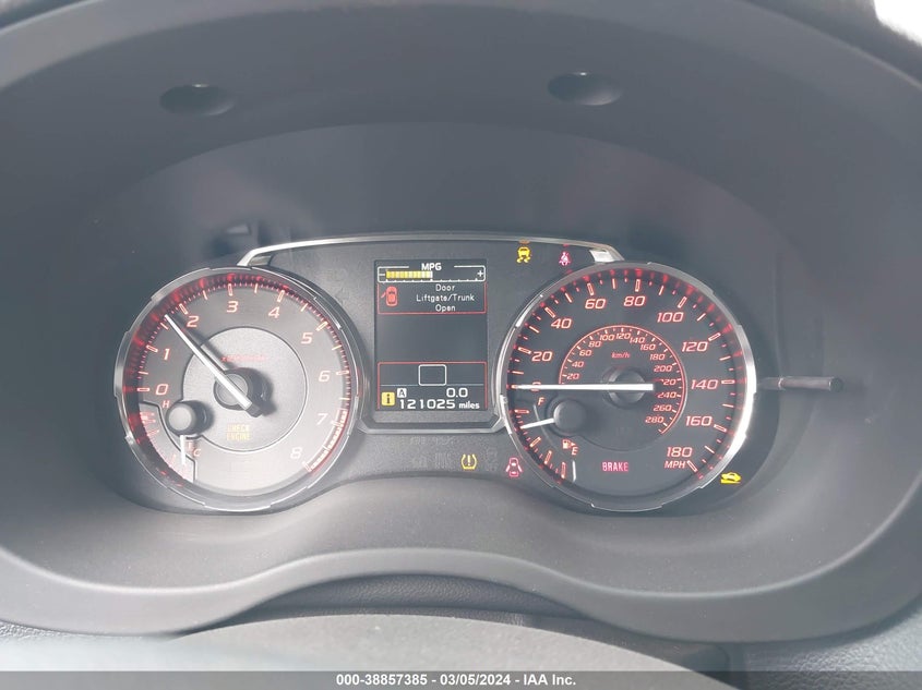 2015 SUBARU WRX PREMIUM - JF1VA1D65F9807633