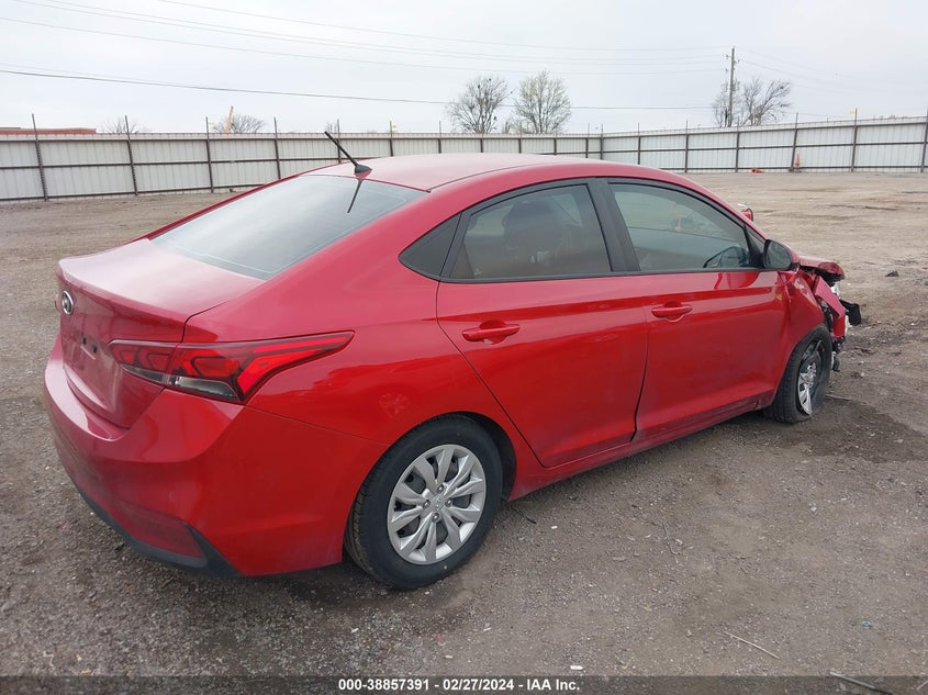 2020 Hyundai Accent Se VIN: 3KPC24A6XLE106579 Lot: 38857391