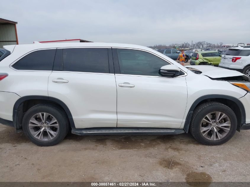 2015 Toyota Highlander Le Plus V6 VIN: 5TDZKRFH5FS088567 Lot: 38857461