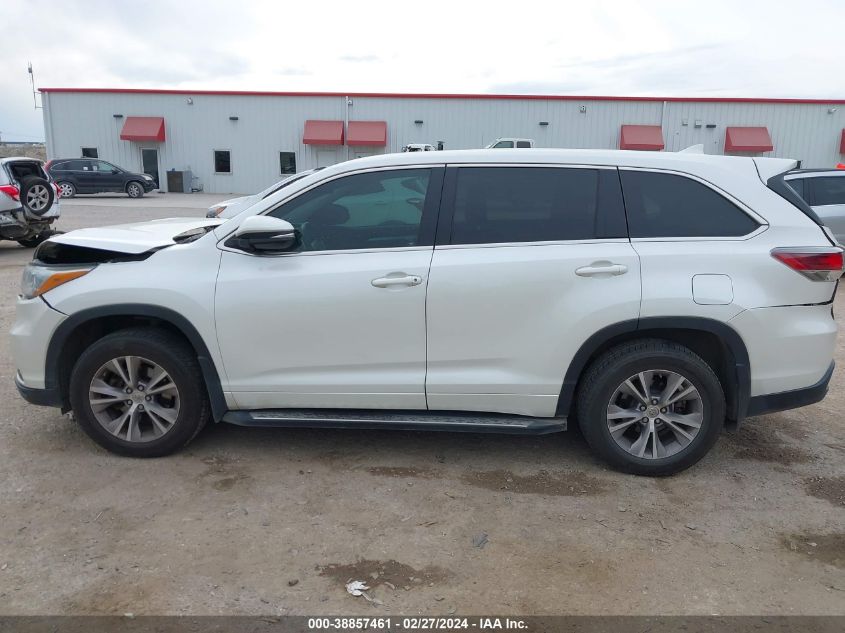 2015 Toyota Highlander Le Plus V6 VIN: 5TDZKRFH5FS088567 Lot: 38857461