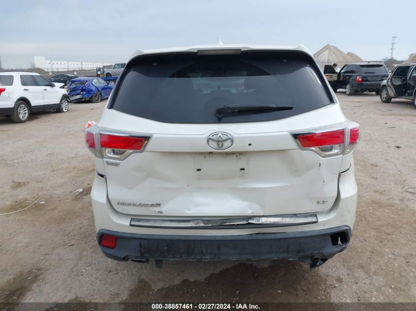 2015 Toyota Highlander Le Plus V6 VIN: 5TDZKRFH5FS088567 Lot: 38857461