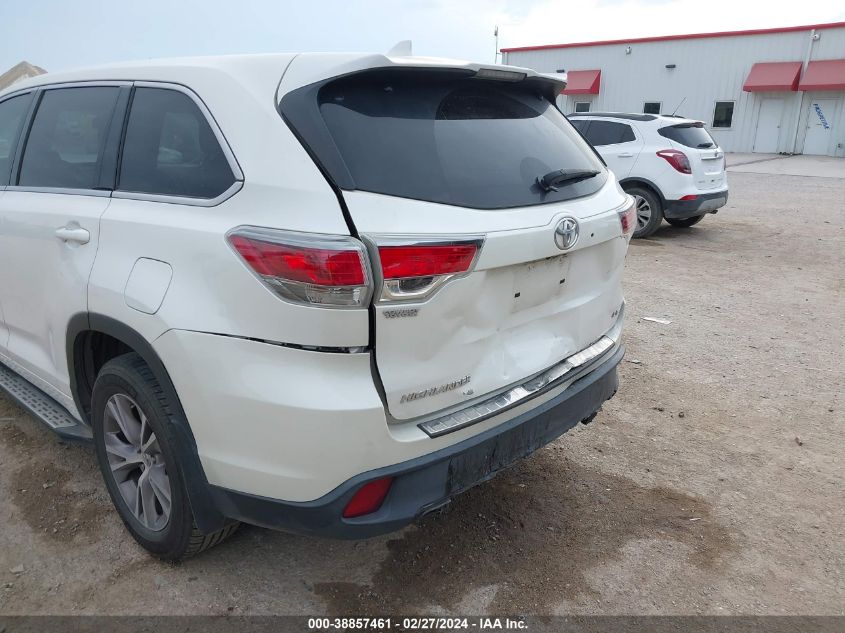 2015 Toyota Highlander Le Plus V6 VIN: 5TDZKRFH5FS088567 Lot: 38857461