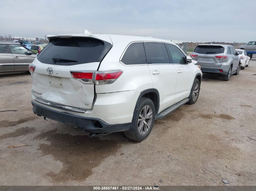 2015 Toyota Highlander Le Plus V6 VIN: 5TDZKRFH5FS088567 Lot: 38857461