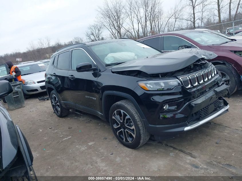 2022 JEEP COMPASS LIMITED 4X4 - 3C4NJDCB6NT223998