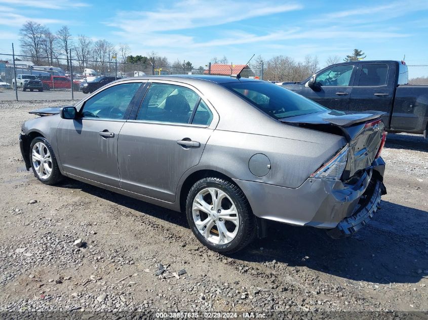 2012 Ford Fusion Se VIN: 3FAHP0HA1CR374154 Lot: 38857635