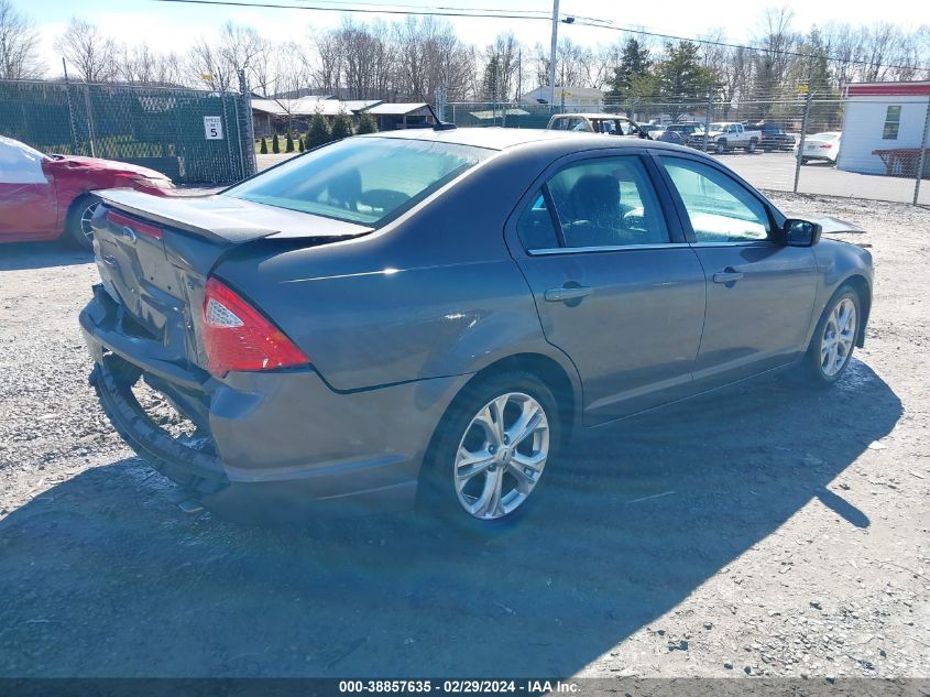 2012 Ford Fusion Se VIN: 3FAHP0HA1CR374154 Lot: 38857635