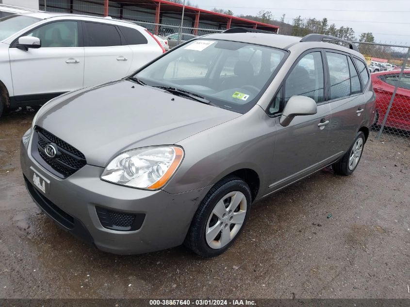 2009 Kia Rondo Lx VIN: KNAFG528297249486 Lot: 38857640