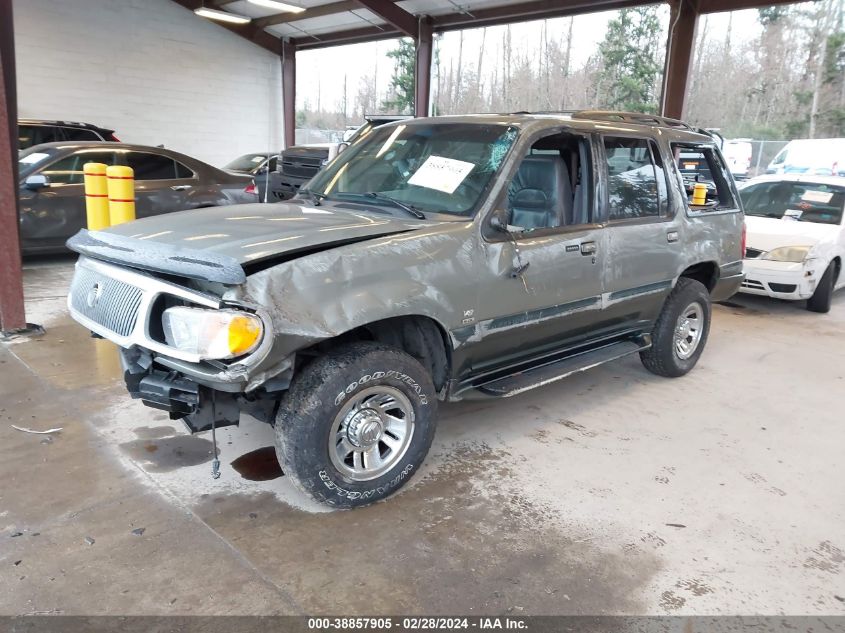 1999 Mercury Mountaineer VIN: 4M2DU55P9XUJ02273 Lot: 38857905