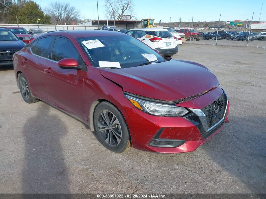 2021 Nissan Sentra Sv Xtronic Cvt VIN: 3N1AB8CV1MY214014 Lot: 38857922