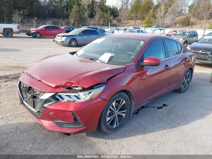 2021 Nissan Sentra Sv Xtronic Cvt VIN: 3N1AB8CV1MY214014 Lot: 38857922