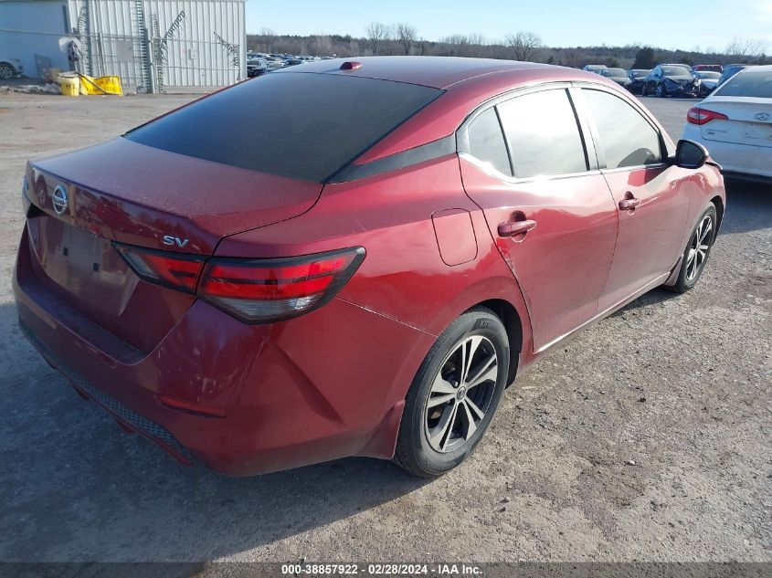 2021 Nissan Sentra Sv Xtronic Cvt VIN: 3N1AB8CV1MY214014 Lot: 38857922