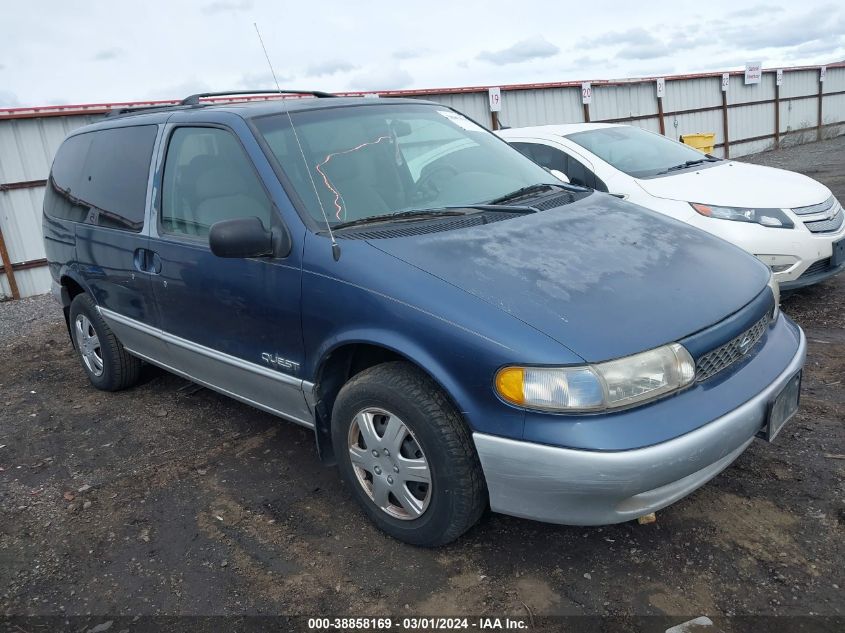 1998 Nissan Quest Gxe/Xe VIN: 4N2ZN1118WD823652 Lot: 38858169