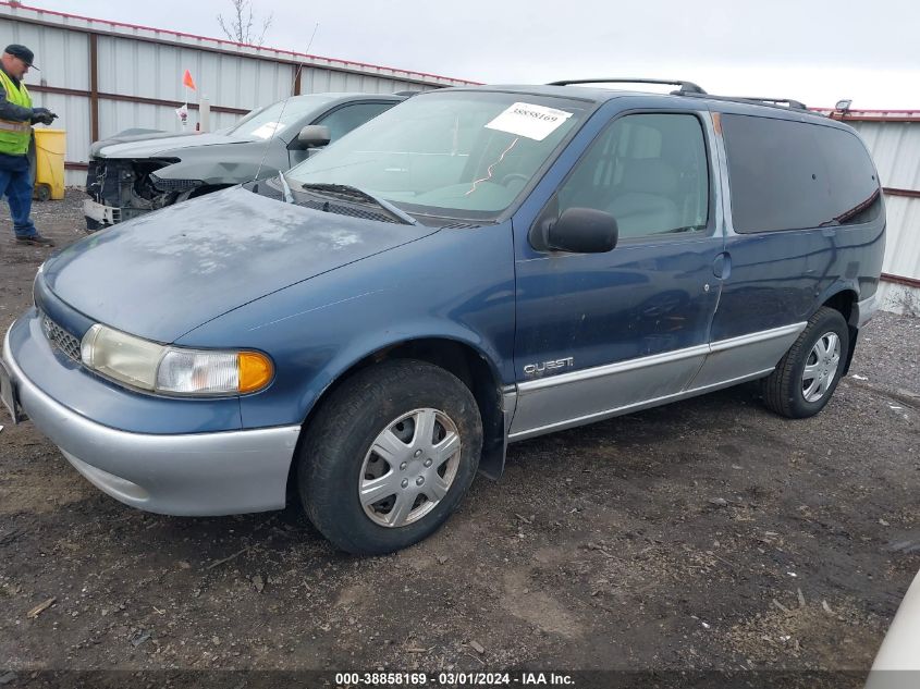 1998 Nissan Quest Gxe/Xe VIN: 4N2ZN1118WD823652 Lot: 38858169