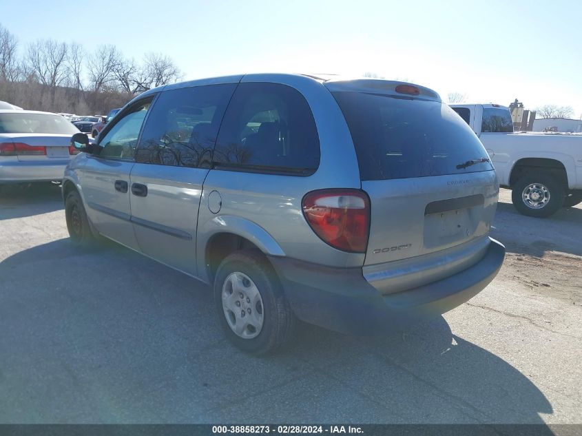 2003 Dodge Caravan Se VIN: 1D4GP25343B243363 Lot: 38858273