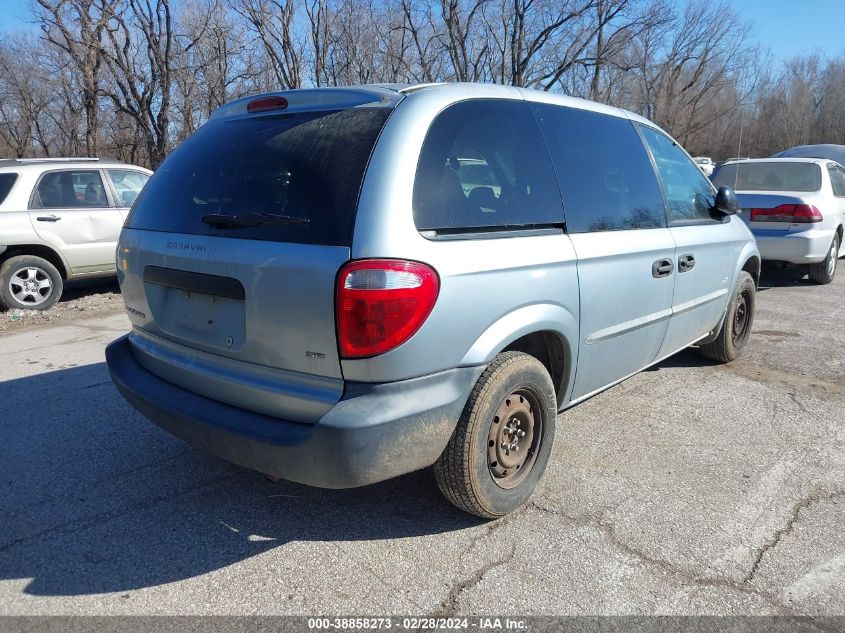 2003 Dodge Caravan Se VIN: 1D4GP25343B243363 Lot: 38858273