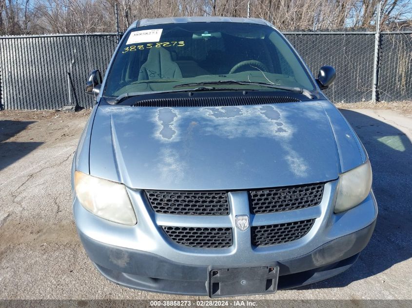 2003 Dodge Caravan Se VIN: 1D4GP25343B243363 Lot: 38858273