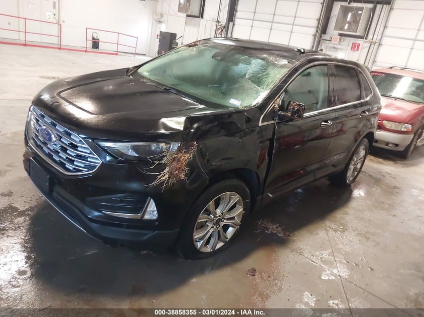 VIN 2FMPK4K98NBB05821 2022 FORD EDGE TITANIUM