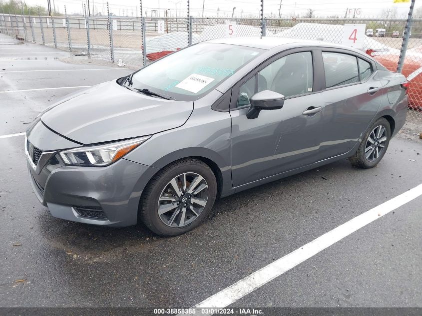 2021 Nissan Versa Sv Xtronic Cvt VIN: 3N1CN8EV6ML876116 Lot: 38858385