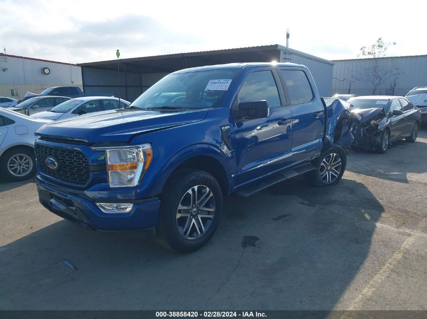 2022 Ford F-150 Xl VIN: 1FTEW1CPXNKD64196 Lot: 38858420