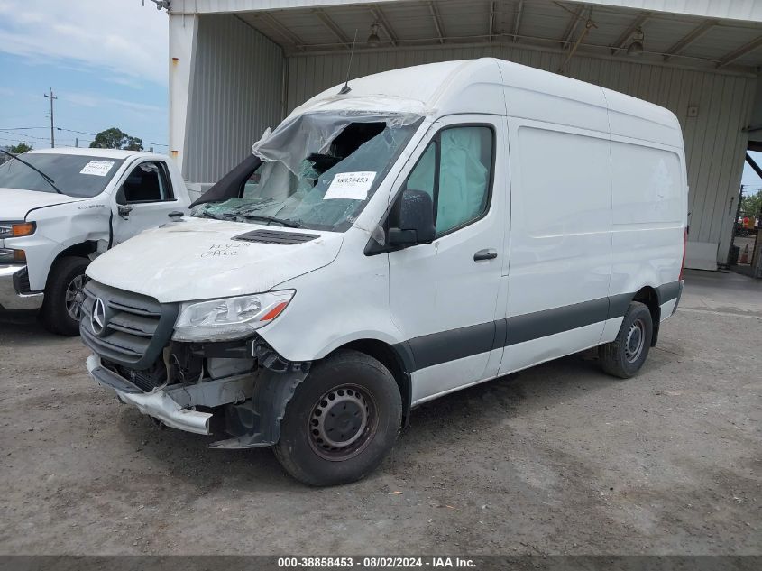 2021 Mercedes-Benz Sprinter 2500 Standard Roof I4 Diesel VIN: W1W4DBHY2MT053450 Lot: 38858453