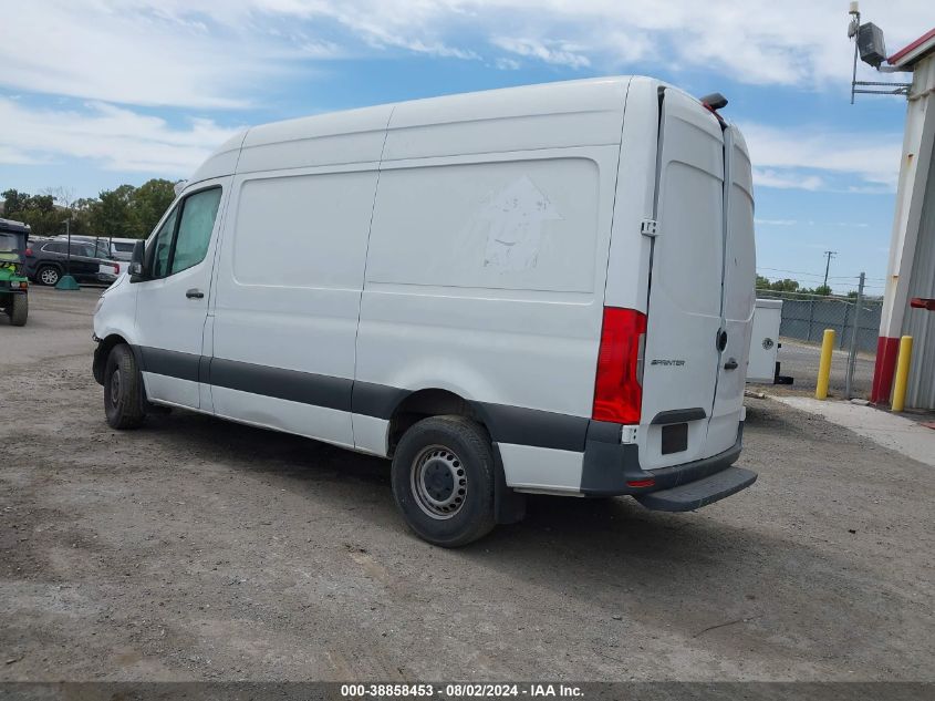 2021 Mercedes-Benz Sprinter 2500 Standard Roof I4 Diesel VIN: W1W4DBHY2MT053450 Lot: 38858453